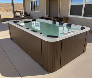 <span class=keywords><strong>Jacuzzi</strong></span> Cabine 10 Personnes, Piscine Spa Extérieure, Bain à remous, Baignoire Spa, Baignoire de récupération thermique en pierre, Cabine de sauna - Product Image 2