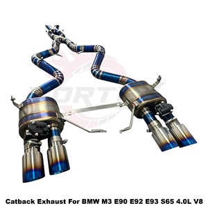 Vortex Titanium Alloy Equal Length Valved Exhaust System for BMW M3 G80 M4 G82 G83 S58 Lightweight <b>Kit</b> - Product Image 4
