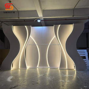 Personnalisation professionnelle acrylique toile de fond ensemble fête décoration Pvc arc toile de fond pour la décoration d'événement - Product Image 4