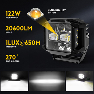 Luces LED de Conducción Todoterreno de 5 Pulgadas, Diseño Óptico 3 en 1, 122 W, 20600 LM, Patrón de Haz Amplio, Luces Auxiliares LED para Camiones Todoterreno - Product Image 3