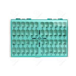 Kit de couronne pédicure dentaire en acier inoxydable de 48 tailles pour enfants - Product Image 3