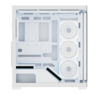 Nouveau boîtier d'ordinateur de jeu de taille moyenne avec panneau en verre trempé, châssis de style Full View, compatible avec les cartes mères EATX