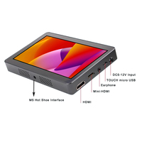 Moniteur LCD tactile capacitif 5,5 pouces 1920x1080 FHD Interface USB Luminosité 2000 Nits Couleur noire Portable Utilisation industrielle Neuf