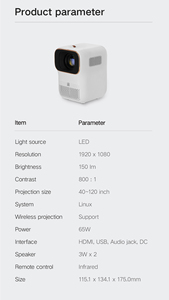 Vente chaude Formovie <span class=keywords><strong>Xming</strong></span> Q1SE Mini Projecteur 1920*1080p Full HD Proyectores Home Cinéma Vidéo Smart Portable LCD Projecteur - Product Image 5