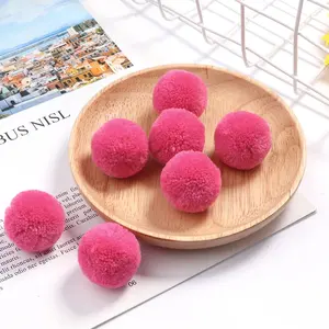 Factory selling custom size and color 30mm craft pom poms arts and crafts