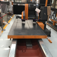 Machine de découpe automatique de pierres de formes spéciales à double lame avec système CNC PLC pour les lignes de colonnes romaines