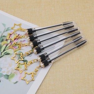 핫 세일 휴대용 크라운 일회용 마스카라 지팡이 휴대용 속눈썹 연장 도구 플라스틱 및 나일론 속눈썹 브러쉬 튜브 - Product Image 5