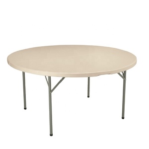 ขายส่งแบบพกพา HDPE รอบโต๊ะพับพลาสติก - Product Image 1