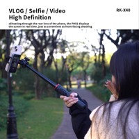 Kit de vlogging magnétique professionnel écran de moniteur de selfie HD avec partage d'écran sans fil magnétique à faible latence forte
