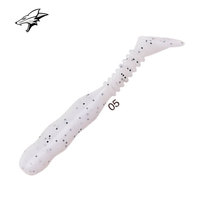 Wiggle Shad Doux En Plastique Swimbait Leurre De Pêche L'achigan à petite bouche Perche Pumpki Queue Leurre Souple De Haute Qualité