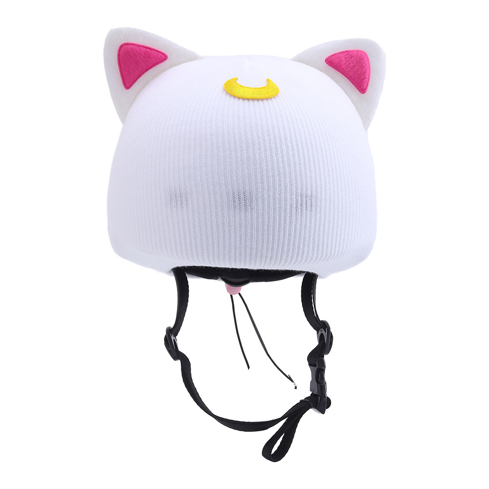 Oreilles de chat lune blanche