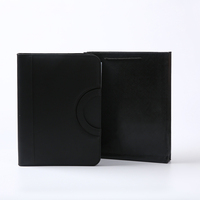 Porte-documents personnalisé en PU avec fermeture éclair, design multi-poches et bloc-notes pour les professionnels exigeants