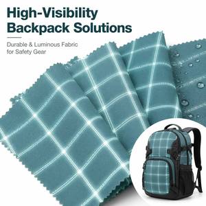 <span class=keywords><strong>Tissu</strong></span> Oxford en polyester 300D*21S 130T Ripstop Grid lumineux, imperméable et résistant à l'abrasion pour sacs et bagages - Product Image 1