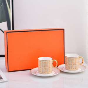 European Luxury Bone China Ceramic Coffee Cups and Plates <b>Set</b> for Home Decoration Porcelain <b>Tea</b> Cup <b>Set</b> for Kitchen Use - Product Image 6