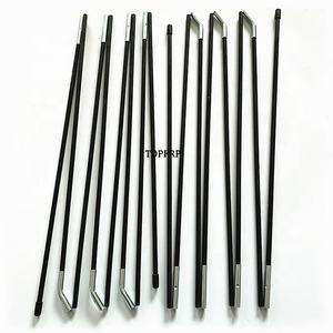 Tige de <span class=keywords><strong>support</strong></span> de tente en fibre de verre haute résistance Poteau de tente de camping en plein air - Product Image 2
