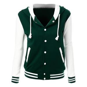 2024 chaqueta de bombardero de béisbol negra Regular personalizada para hombre OEM mangas de cuero fino parches bordados de chenilla universitaria High Street - Product Image 2