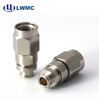 Connecteur LWMC SMA mâle à souder pour câble GORE 3506, sans broche, contact externe passif plaqué, jusqu'à 18 GHz, corps en SUS303