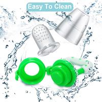 Tétine de dentition en silicone souple sans Bpa pour bébés, mangeoire pour fruits, pour bébés, portable
