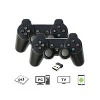 Manette de jeu sans fil 2.4Ghz OEM Contrôleur USB Joystick USB pour PC PS2/PS3 Console de jeu vidéo Android TV BOX Téléphone