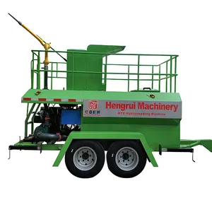 Diskon besar 3000L mesin diesel rumput benih mesin penyemprot hidroseeding peralatan mulsa untuk kontrol erosi