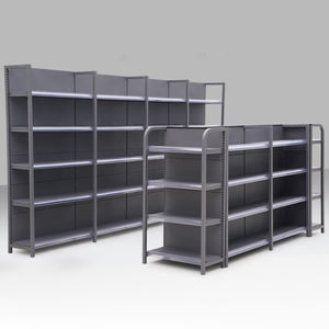 Estantería de supermercado de doble cara, góndola de exhibición, estantería de acero de alta resistencia para tiendas de conveniencia, sistema de estanterías de material metálico - Product Image 3