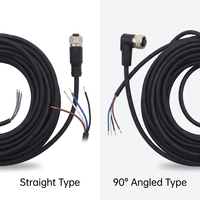 Connecteur de câble M12 12P en aluminium/laiton/ABS IP67 femelle-mâle, adaptateur de 5m à 30m pour connexions de fils