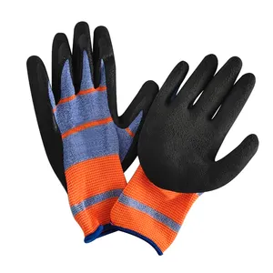 New Products High Elasticity Gloves Popular Safety Gloves Comfortable To Use Latex Foam Coating Gloves