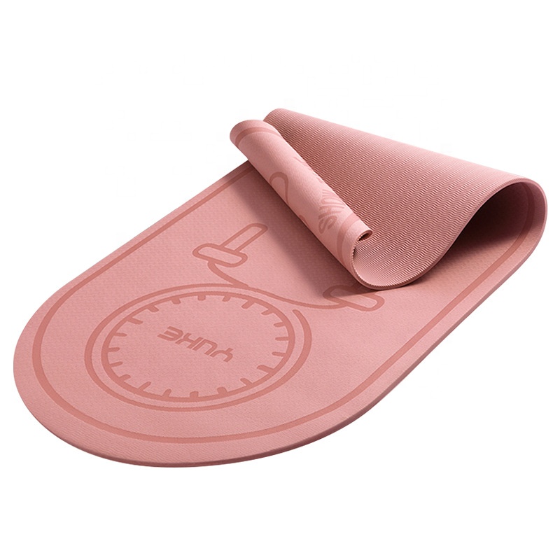 Прямая поставка с завода, нескользящий домашний коврик из ТПЭ для йоги и скакалки, 6 мм