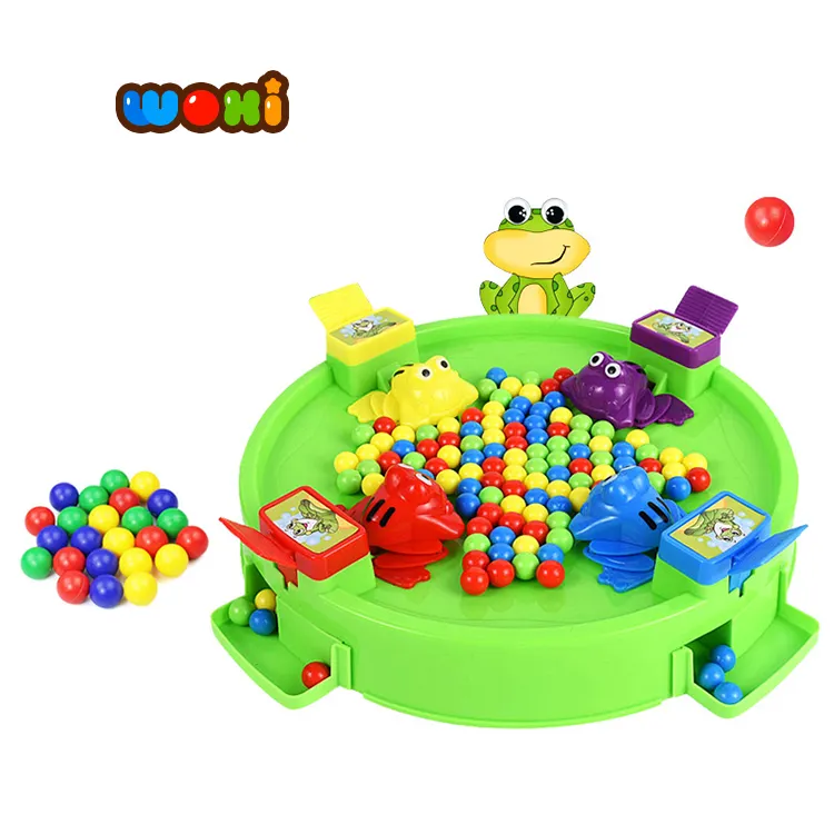 Sensory toys for child interactive game toy speed game 5 frog eat beans interactive toy kids