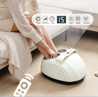 Tragbares Fußmassagegerät mit Vollabdeckung, Luftkompression, Kneten, Wärme und Vibration für die Fußtherapie zu Hause