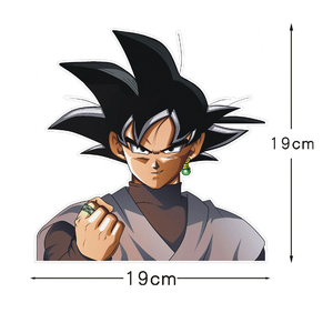 10 Design di Adesivi Lenticolari 3D con Movimento di Personaggi Anime Giapponesi DBZ, Adesivo per Auto con Vegeta - Product Image 4