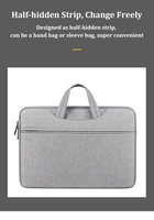 Sacs pour ordinateur portable fins, imperméables, gris, avec logo, vente chaude