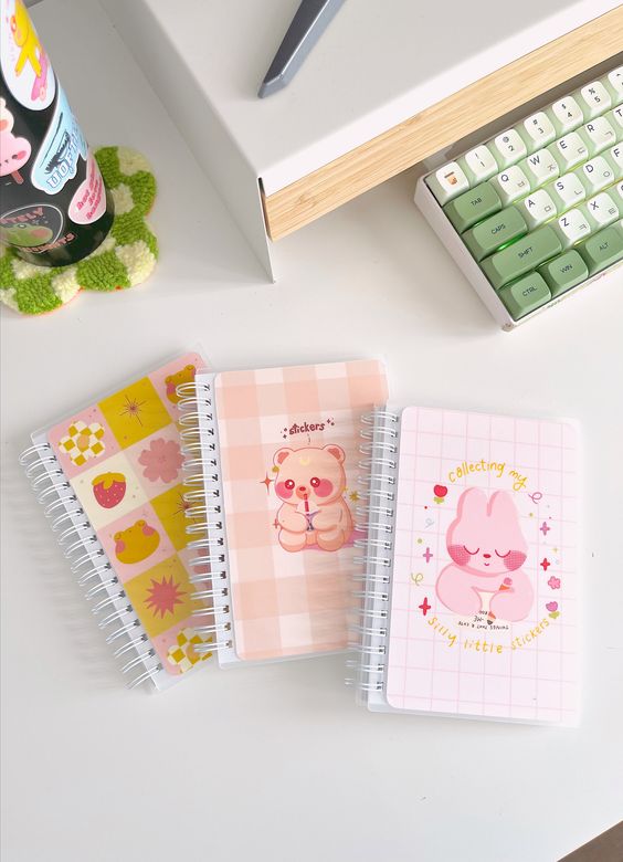 Libros reutilizables de La etiqueta engomada