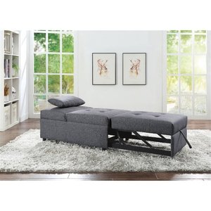 Enkele Multifunctionele Meubels 4 In 1 Stoel Slaapbank Convertible Poef Stoel Met Kussen - Product Image 4
