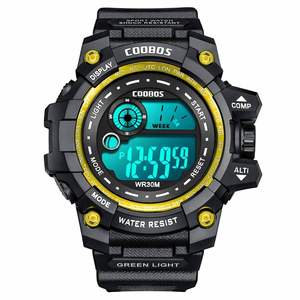 New Korean Style Women's Student Sports Digital Alloy Electronic <b>Watch</b> <b>Case</b> Push Button Hidden Clasp XSVO Dial 3BAR Waterproof - Product Image 2