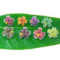 Tropical EVA Mousse Imprimé Artificielle Hibiscus Île Hawaii Oreille Pick Tête Cheveux Fleur pour la Fête