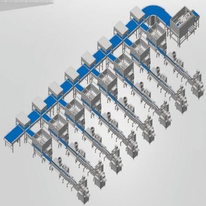Tùy chỉnh bánh mì nướng Back-end chế biến và đóng gói dòng với bánh mì nướng cho ăn cắt kẹp đóng gói soutions - Product Image 1