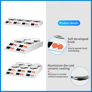 Agitador Magnético de Laboratorio Veidt de 6 Posiciones, Mezclador de Laboratorio de 1000 ml con Calefacción en Cada Posición a 160 °C, Agitador Magnético Multiposiciones con Calefacción - Product Image 2