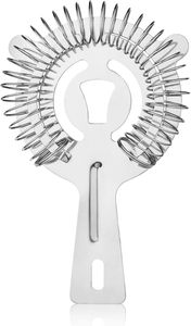Ensemble de 3 pièces avec <span class=keywords><strong>7</strong></span> recettes de cocktails et <span class=keywords><strong>mesures</strong></span> imprimées sur verre à mélanger, comprend un shaker <span class=keywords><strong>en</strong></span> <span class=keywords><strong>étain</strong></span> et une passoire Hawthorne - Product Image 5