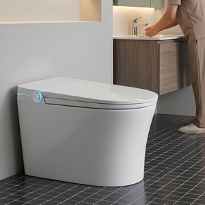 Inodoro de Diseño Moderno Multicolor con Pantalla HD, Sanitario Inteligente de Cerámica, Montado en el Suelo, Automático y Alargado - Product Image 1