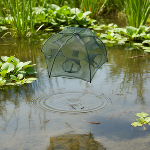 Red de Pesca de 6 Lados con 6 Agujeros, Trampa Automática de Malla para Camarones, Peces Pequeños, Cangrejos, Cangrejos de Río, Acuicultura - Product Image 2