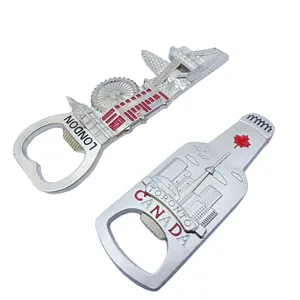 London Tower 3d Souvenirs UK Vintage Silver Best Selling Products Wine Bottle Opener Canada three-dimensional Fridge Magnets