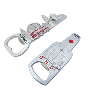 <span class=keywords><strong>London</strong></span> <span class=keywords><strong>Tower</strong></span> 3D Souvenirs UK Vintage Silver Productos más vendidos Abridor de botellas de vino Canadá Imanes tridimensionales para nevera - Product Image 1