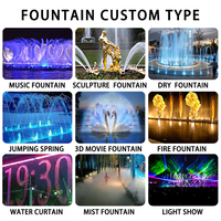 Mur d'eau décoratif moderne, cascade intérieure/extérieure pour hôtels, jardins et projets paysagers
