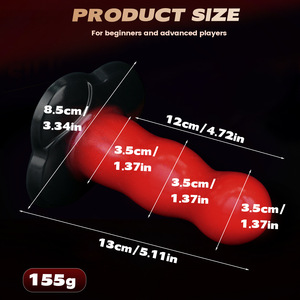 Nuevo Diseño de Tapón Anal de Silicona para Mujer - Dildo Pequeño en Forma de Calabaza para Placer Adulto - Product Image 2