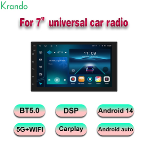<span class=keywords><strong>Autoradio</strong></span> universel QLED 7'' avec écran tactile complet, lecteur multimédia DVD, Bluetooth, FM, DSP, WiFi, CarPlay sans fil, GPS, Navi TS18 4G - Product Image 1