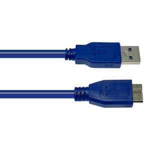 Adaptador USB 3.0 Tipo A Macho a Micro B, alta velocidad de transferencia, ideal para conectar dispositivos móviles y periféricos. - Product Image 1