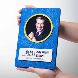 Vente en gros <span class=keywords><strong>de</strong></span> certificat d'entreprise Plaque métallique en verre <span class=keywords><strong>de</strong></span> cristal Prix en métal <span class=keywords><strong>de</strong></span> <span class=keywords><strong>pierre</strong></span> Trophée en cristal imprimé UV - Product Image 6