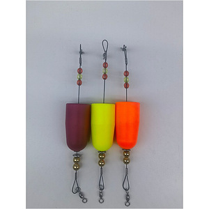 Contrepoids en ruban de titane avec fil d'acier, perle de cuivre, <span class=keywords><strong>flotteur</strong></span> de pêche ovale en mousse, pour la pêche <span class=keywords><strong>au</strong></span> fond, fil de titane, perle de cuivre - Product Image 3