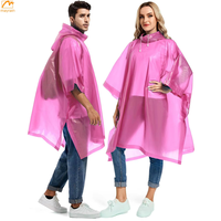 Poncho PEVA multicolore pour activités de plein air Imperméable Poncho Imperméable pour adultes Imperméable réutilisable Imperméable Imperméable